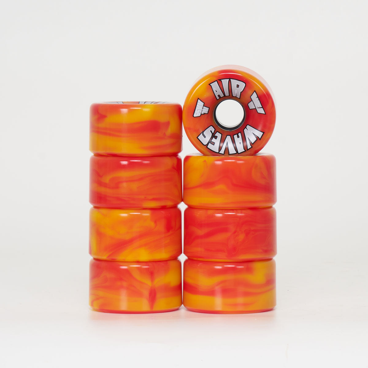 Airwaves 65mm/78a Wheels - Orange/Yellow Marble