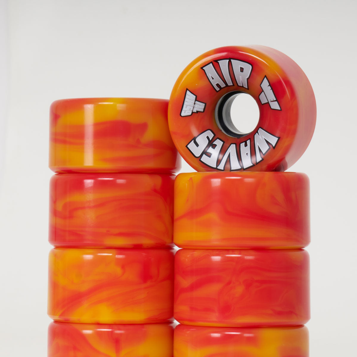 Airwaves 65mm/78a Wheels - Orange/Yellow Marble