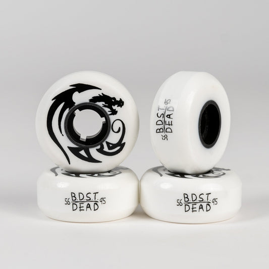 Dead X BDST 56mm 95a Wheels (Black Dragon Skate Team)