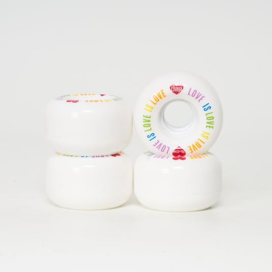 Chaya "Love is Love" 62mm/78a Wheels -  White