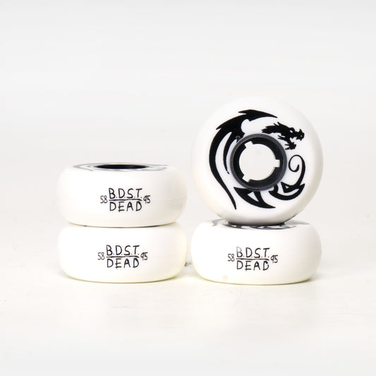 Dead X BDST 58mm 95a Wheels (Black Dragon Skate Team)