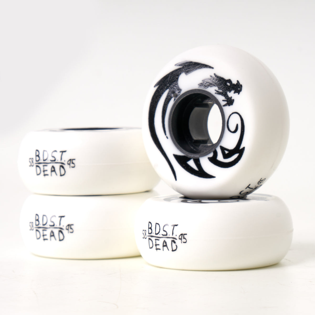 Dead X BDST 58mm 95a Wheels (Black Dragon Skate Team)