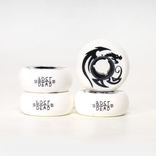 Dead X BDST 58mm 88a Wheels (Black Dragon Skate Team)