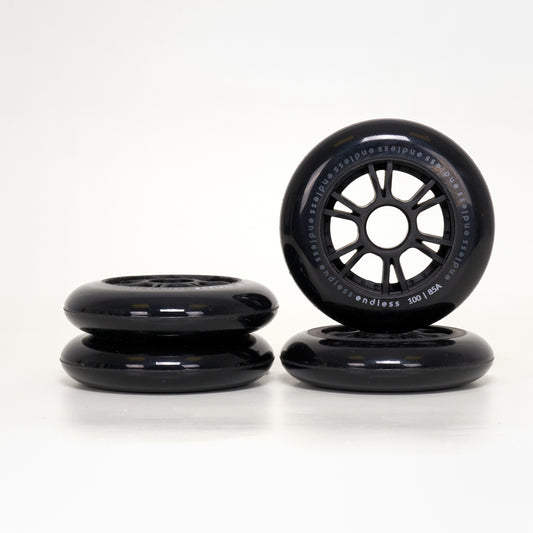 Endless 100mm / 85a Wheels - Black