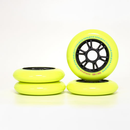 Endless 100mm / 85a Wheels - Yellow