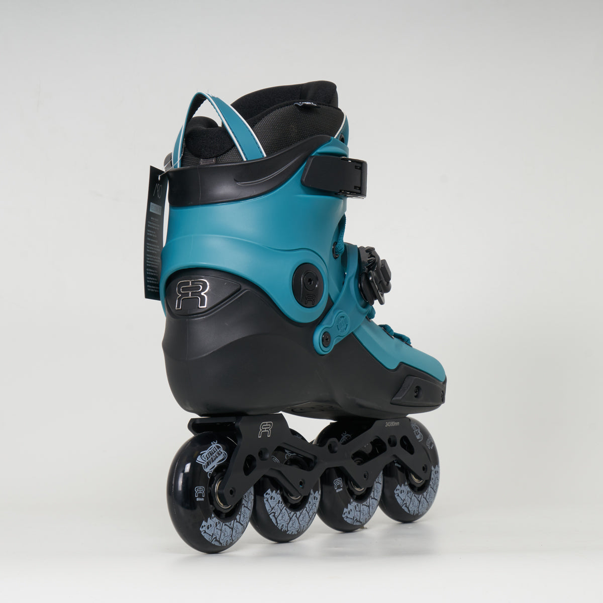 FR Skates Neo 2 Dual 80 - Unisex - Teal - With 4D Frame/Wheel Set