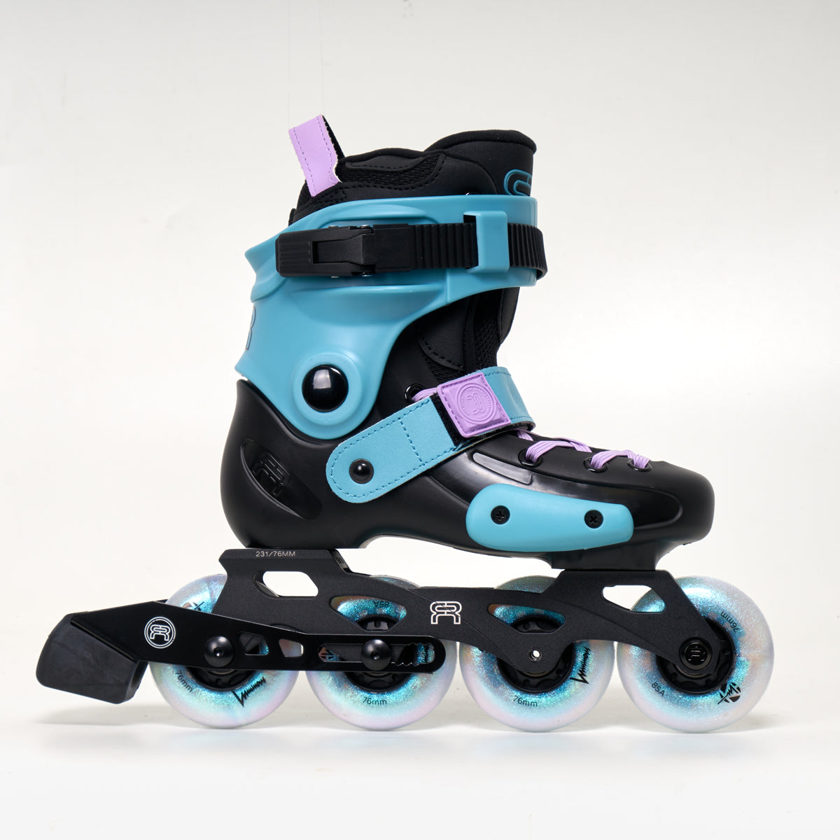 FR Skates FR Junior Adjustable Inline Skates - Unisex - Luminous Black Pearl