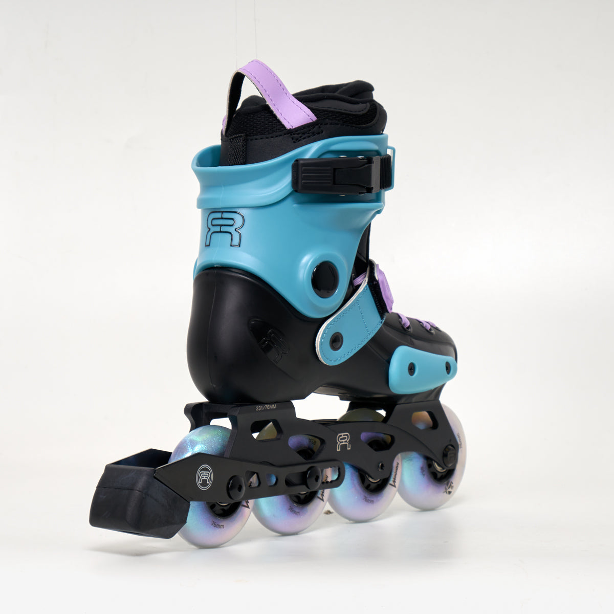 FR Skates FR Junior Adjustable Inline Skates - Unisex - Luminous Black Pearl