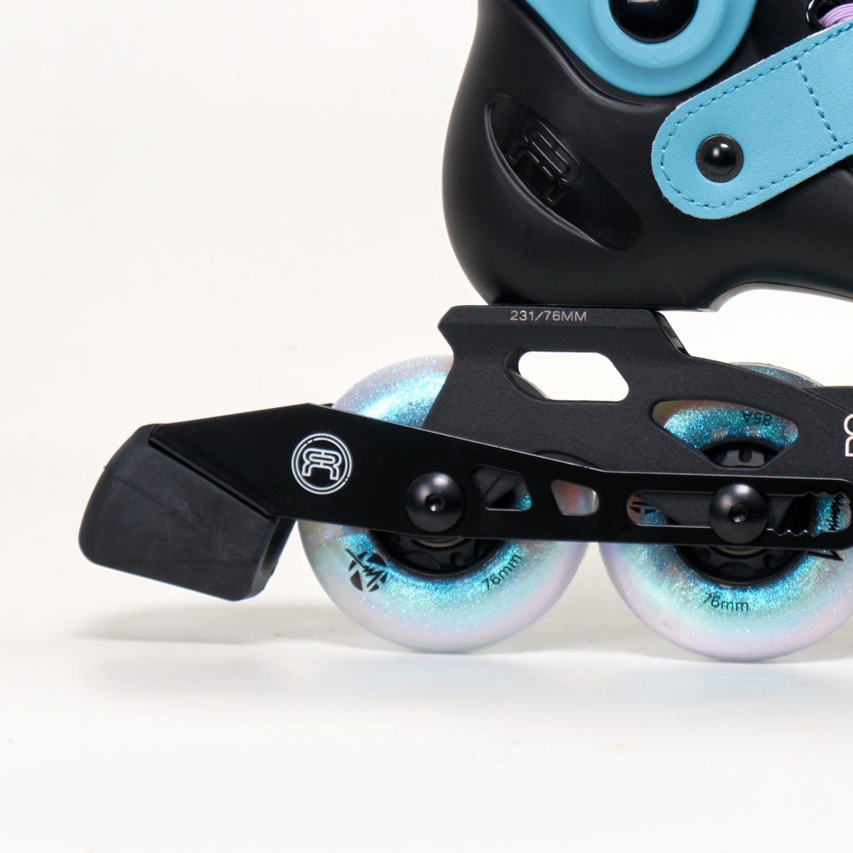 FR Skates FR Junior Adjustable Inline Skates - Unisex - Luminous Black Pearl