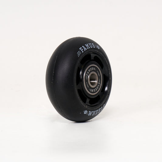 Famus Metal Core 60mm 92a Black Wheels - Inc. Bearings (Singles)