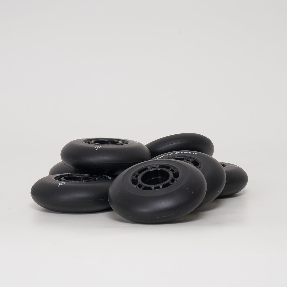 Flying Eagle Crocanti 76mm Wheels - Black