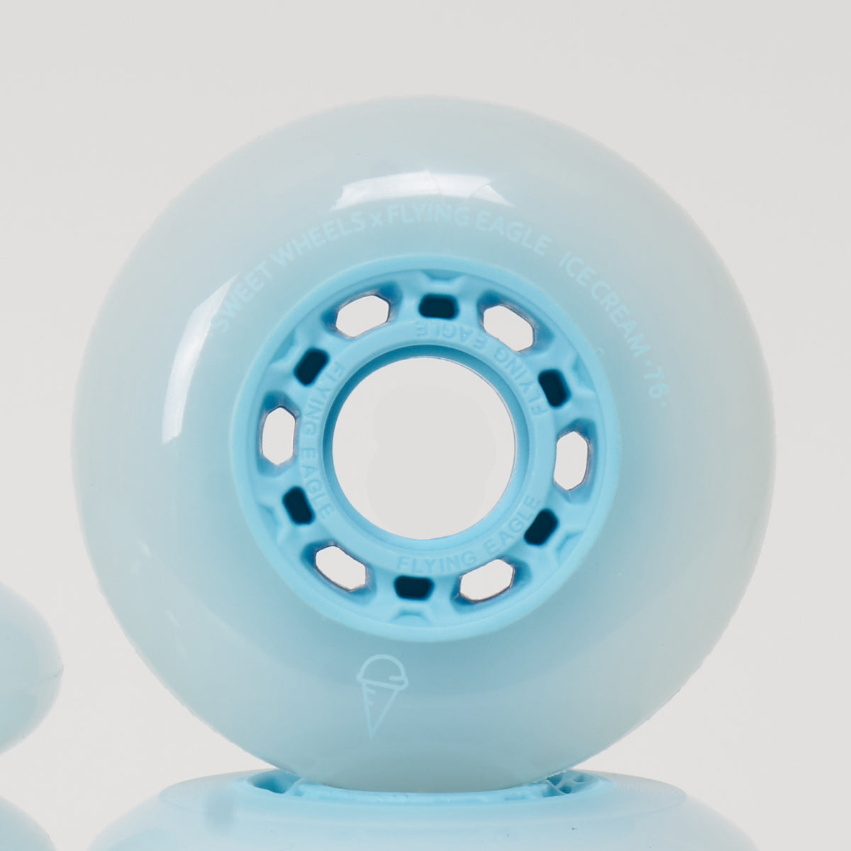 Flying Eagle Ice Cream 76mm Wheels - Blue