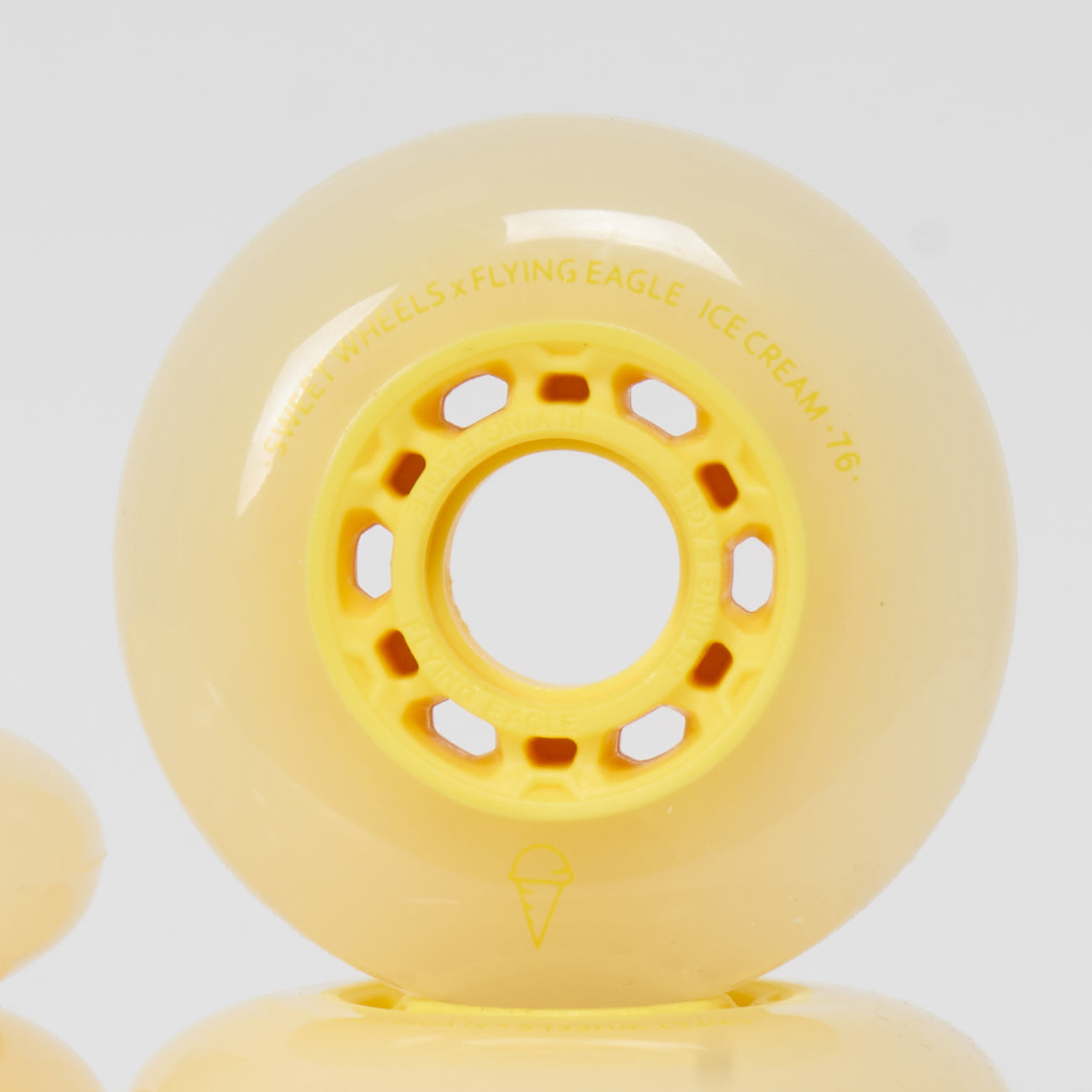 Flying Eagle Ice Cream 76mm Wheels - Yellow