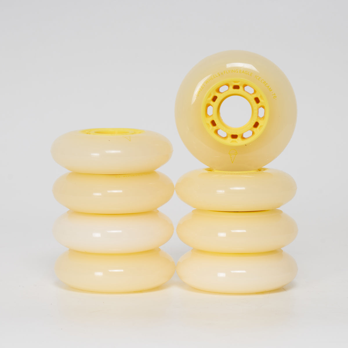 Flying Eagle Ice Cream 76mm Wheels - Yellow