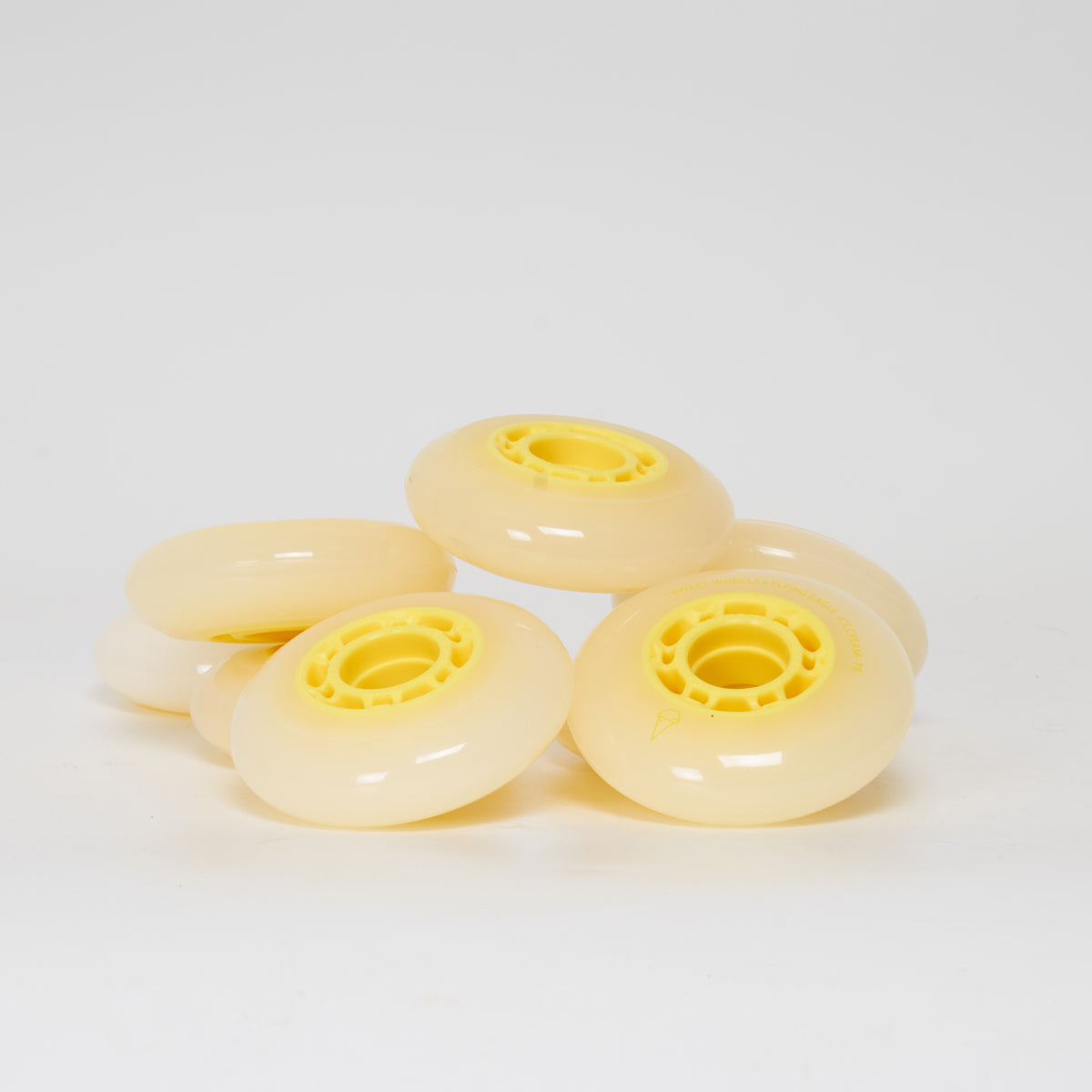 Flying Eagle Ice Cream 76mm Wheels - Yellow