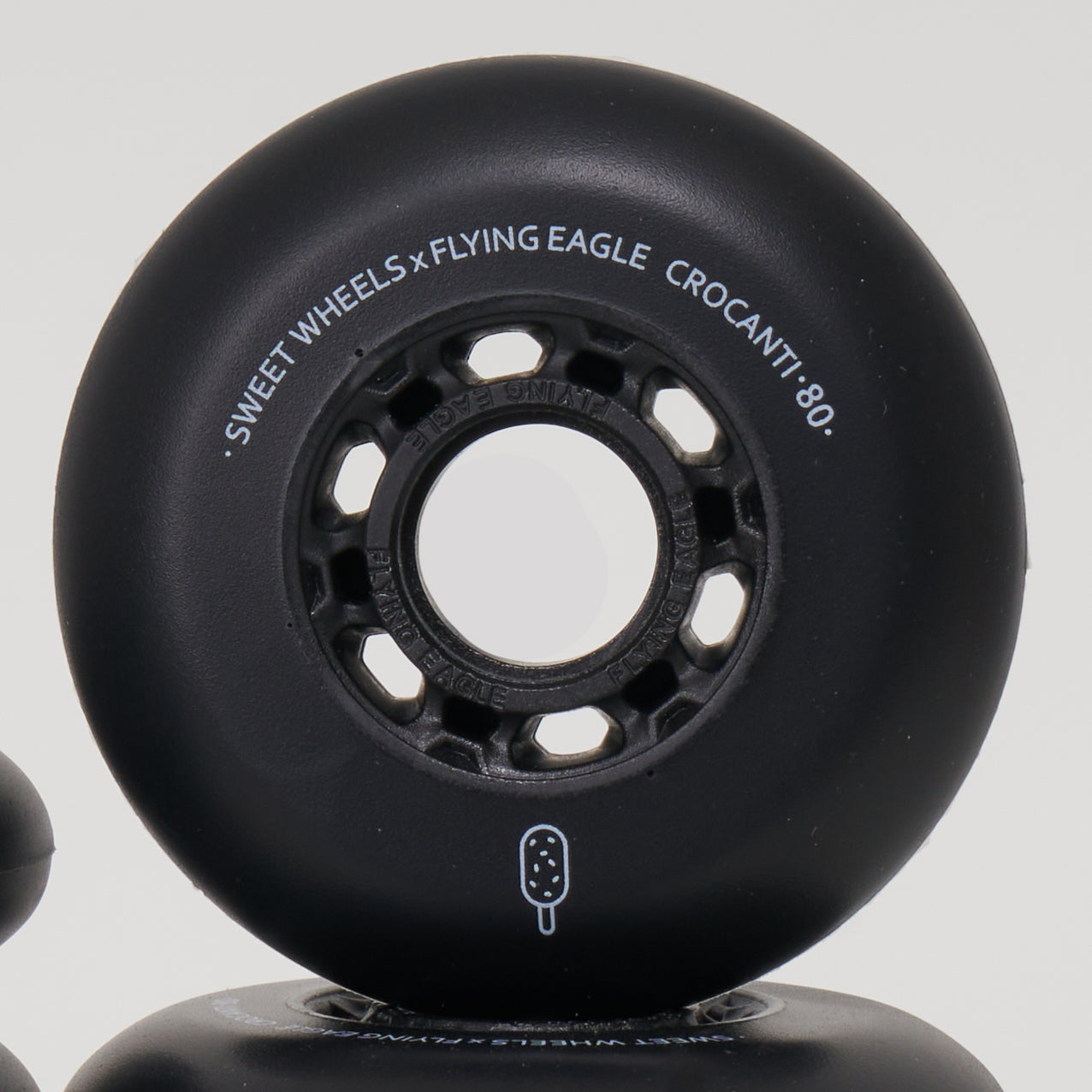 Flying Eagle Crocanti 80mm Wheels - Black