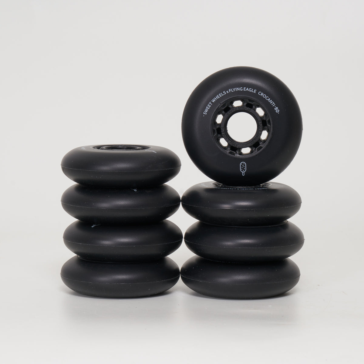 Flying Eagle Crocanti 80mm Wheels - Black