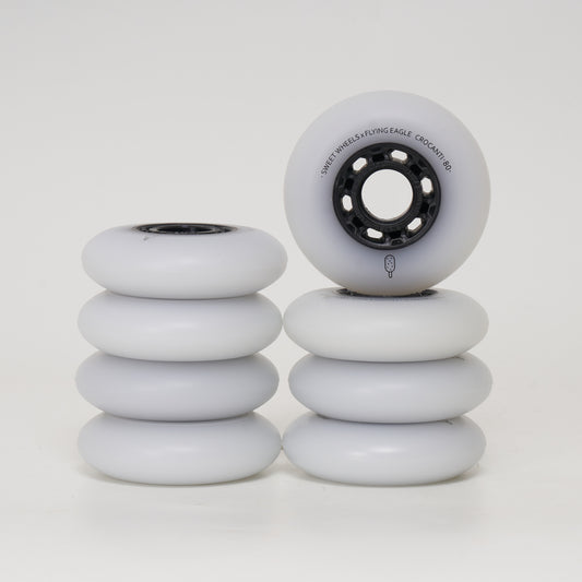 Flying Eagle Crocanti 80mm Wheels - White