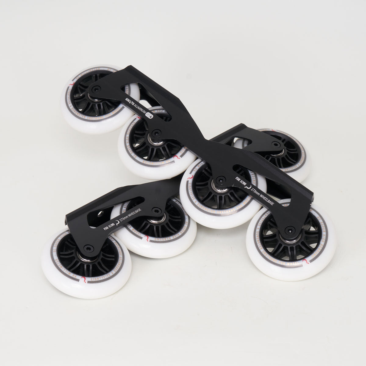 Ground Control FSK 80/90 - Complete Wheel/Frame Set (Black)