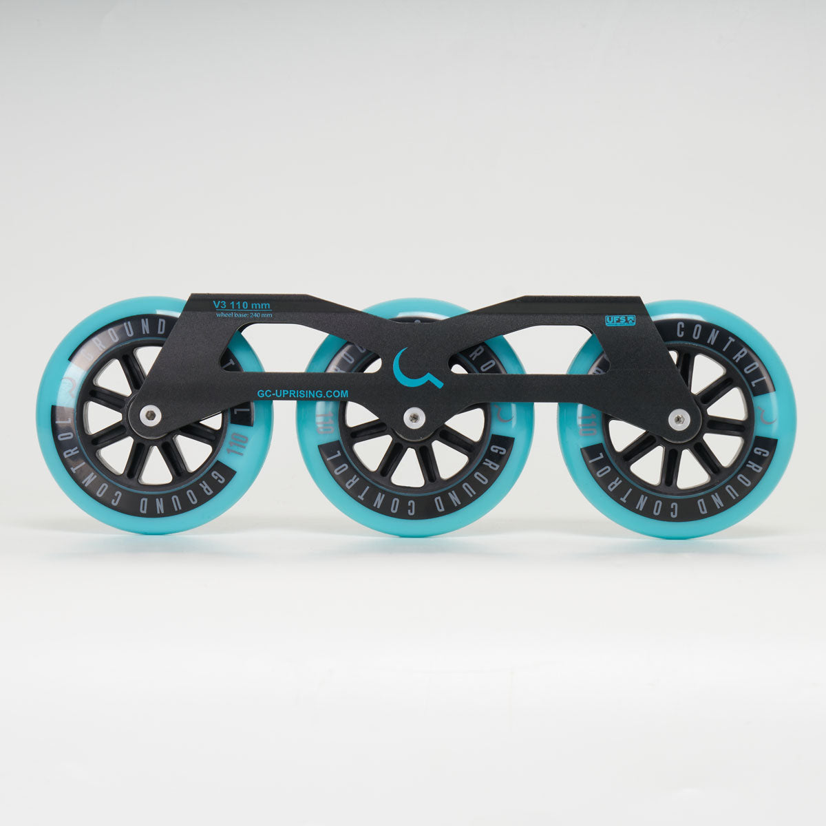 Ground Control Tri Skate UFS Frame FSK V3 110MM Complete - Turquoise