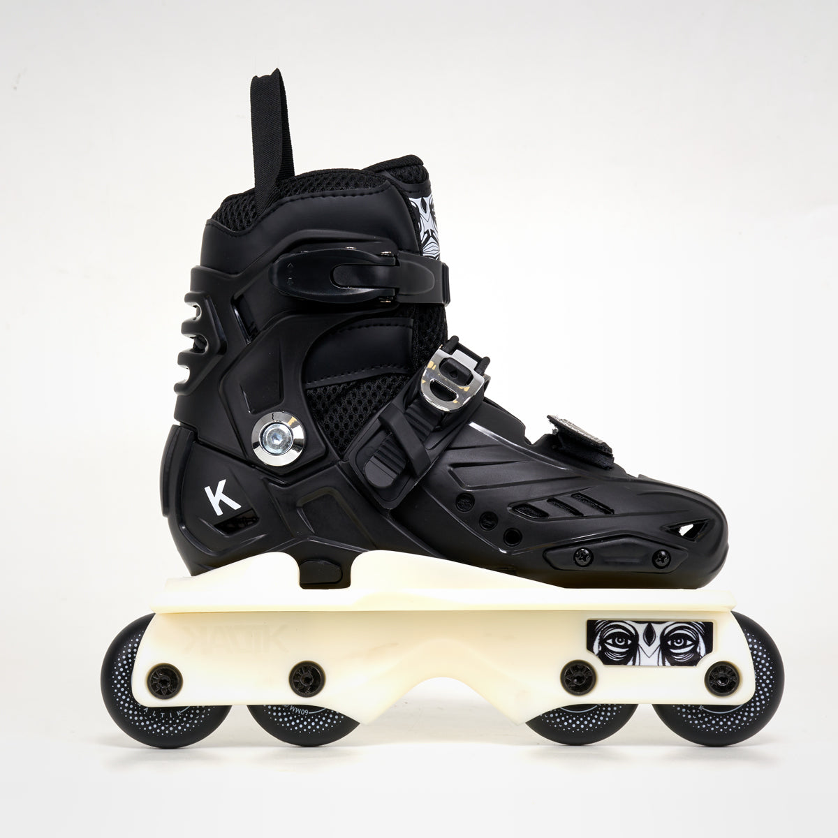 Kaltik K Skate Jr With Nylon Flat V1 Frames - Black