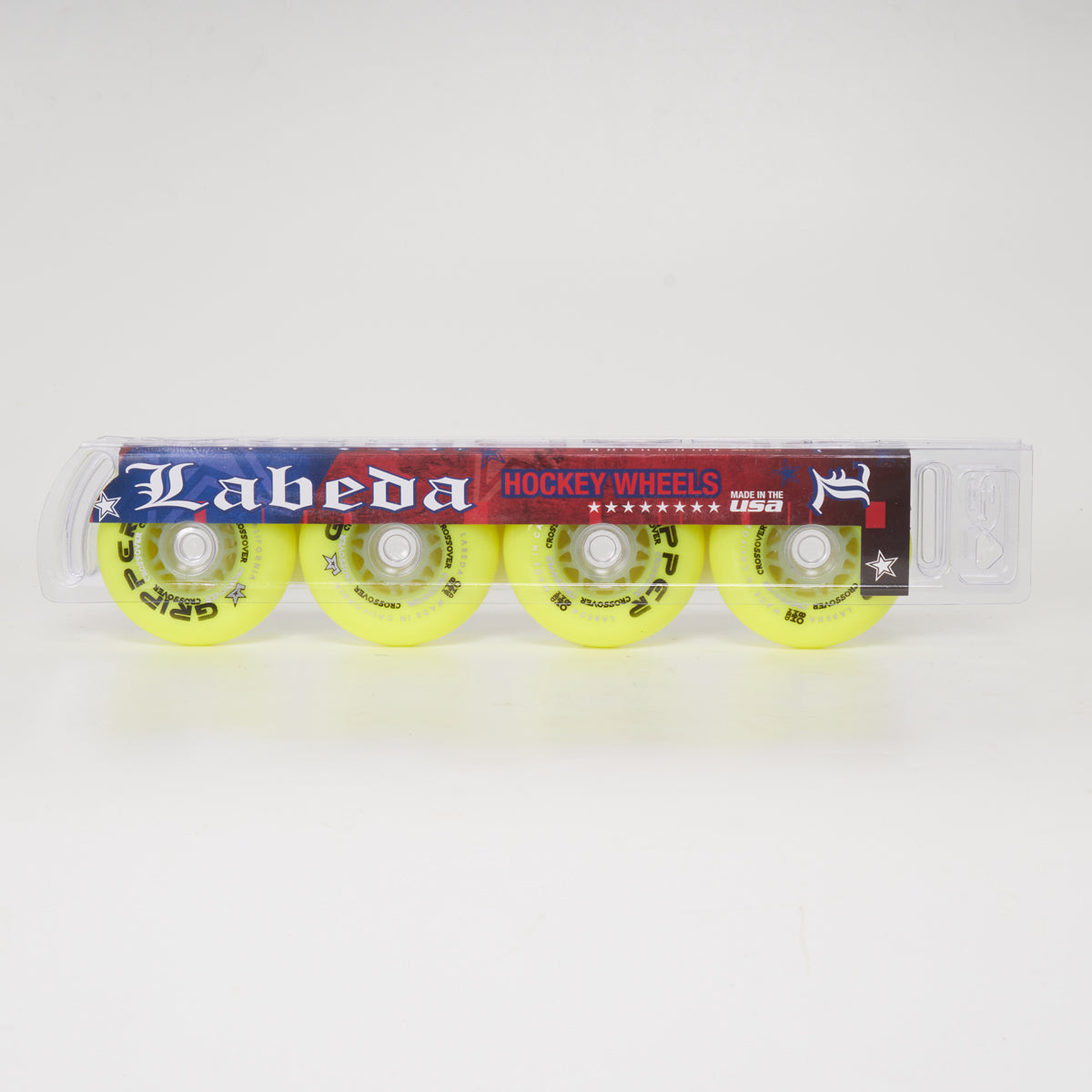 Labeda Gripper Indoor Wheels - Medium Hardness - 72mm / 76mm / 80mm (Indoor/Hockey)