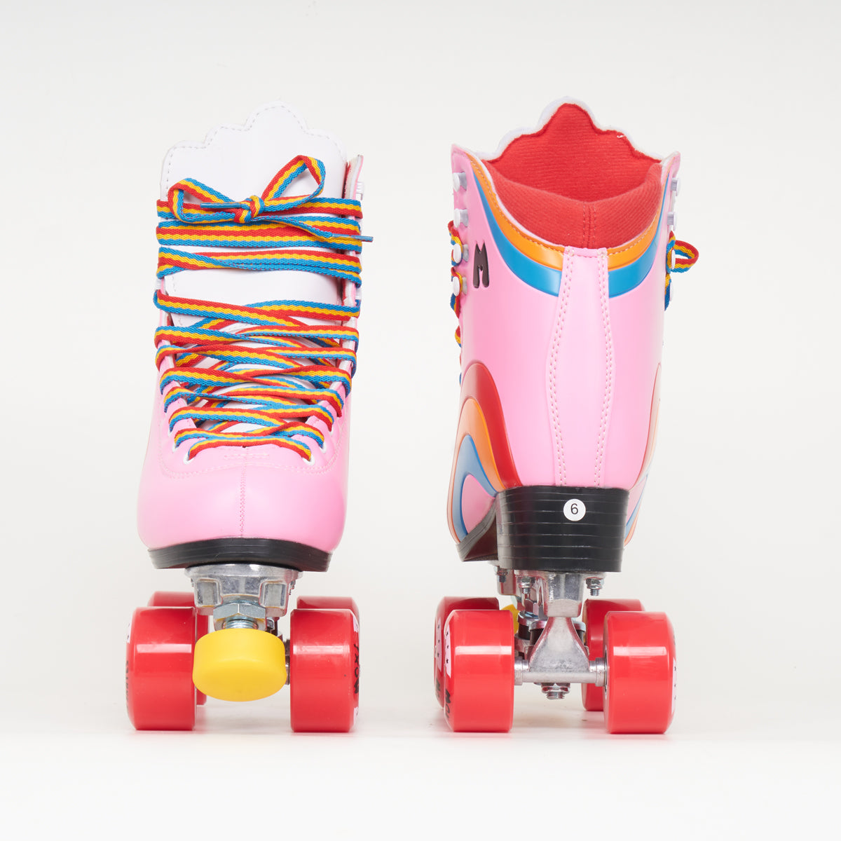 Moxi Rainbow Rider Rollerskates - Bubblegum pink