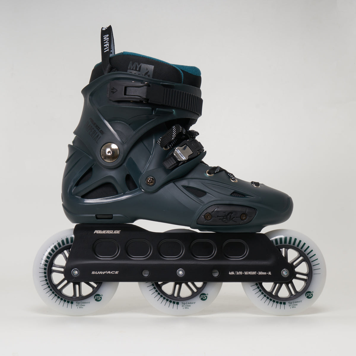 Powerslide Imperial Dark Teal 110 3-Wheel Inline Skates