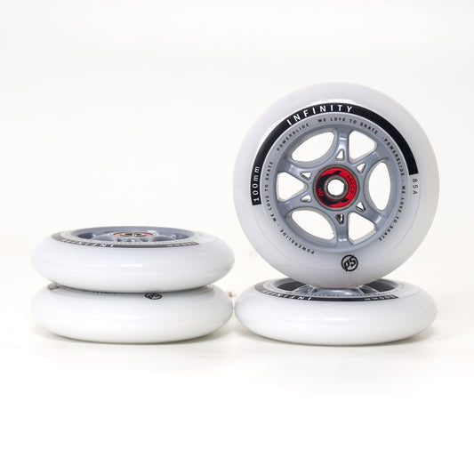 Powerslide Infinity II 100mm Wheel w/Wicked Bearing - 4 Set