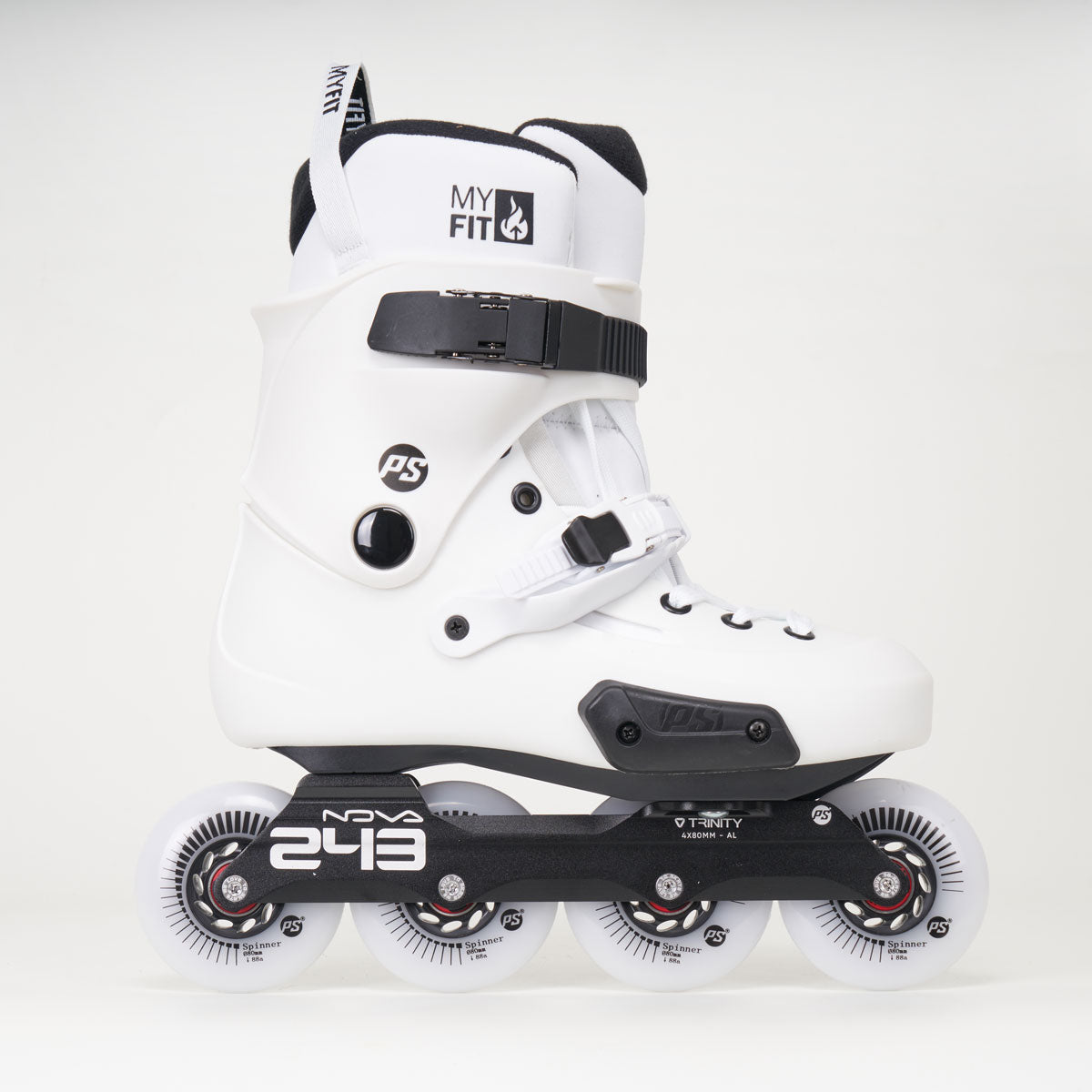 Powerslide Zoom Pro Nova 80 Inline Skates - Unisex - White – Loco Skates