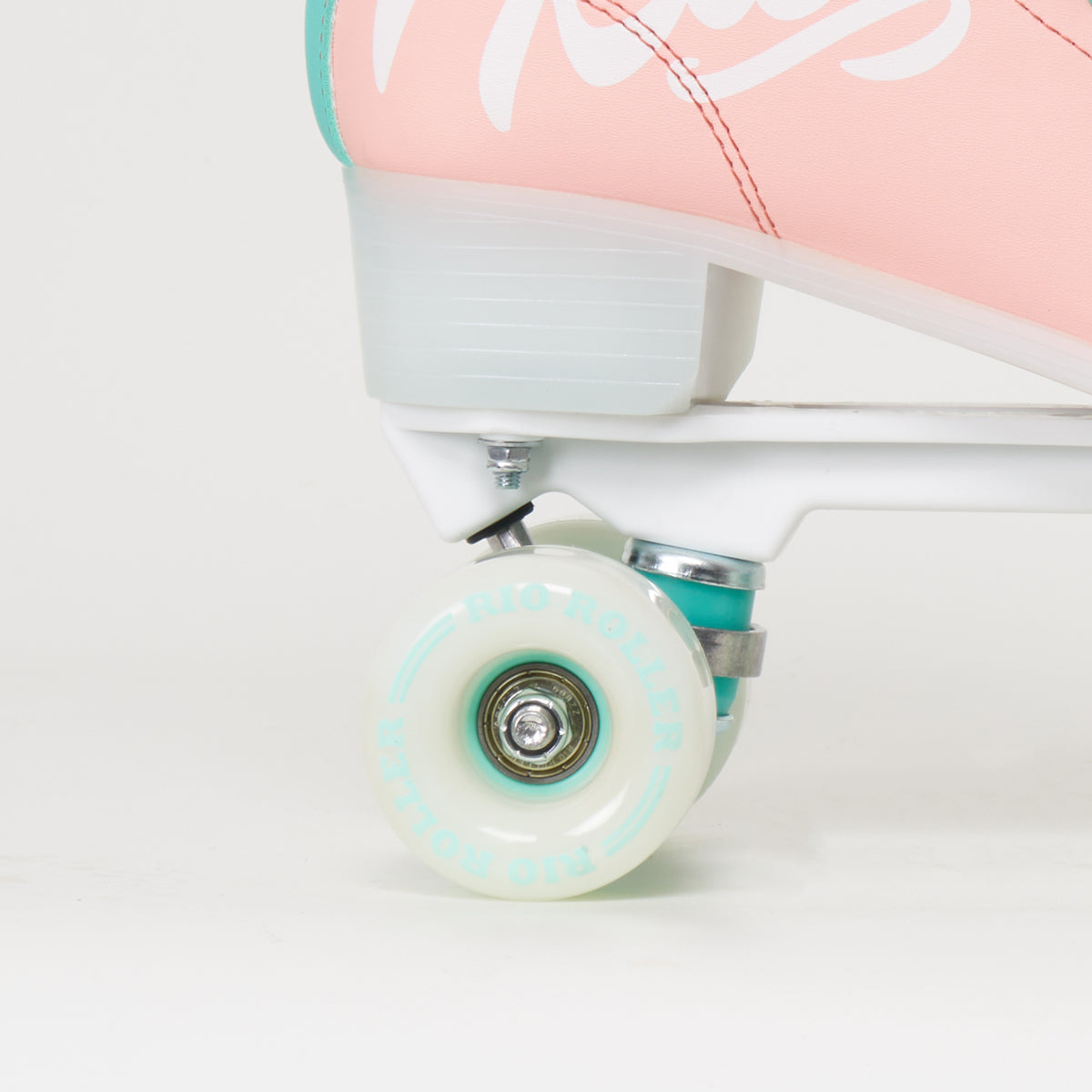 Rio Roller Script Rollerskates - Peach