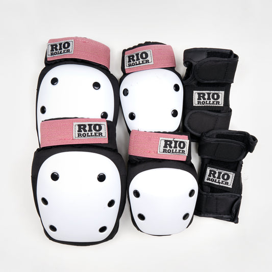 Rio Roller Triple Pad Set - Black / Pink