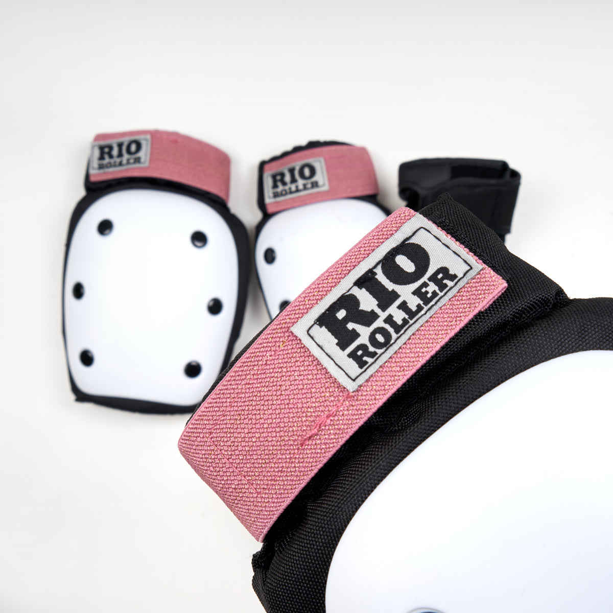 Rio Roller Triple Pad Set - Black / Pink