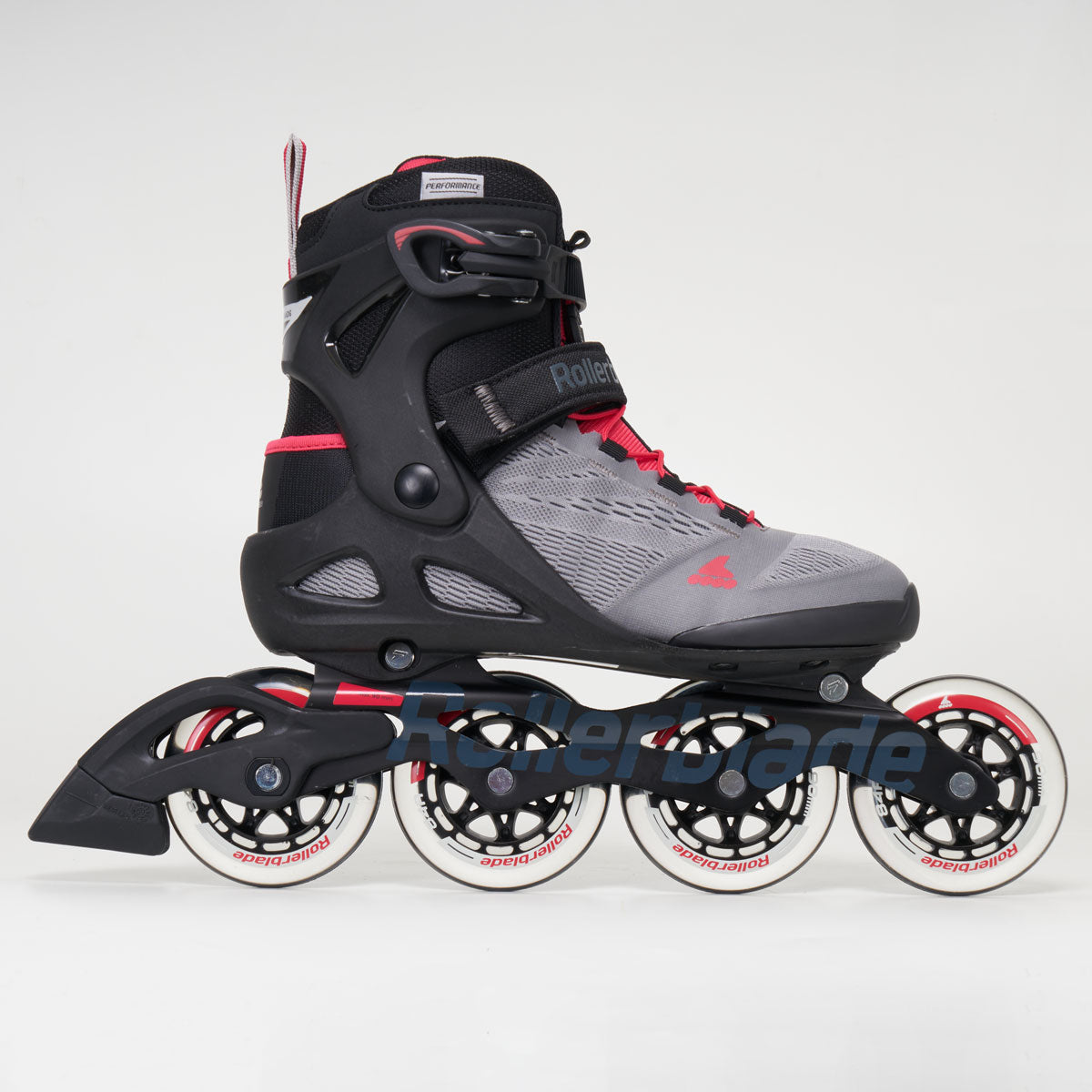 Rollerblade Macroblade 90 Women's Adult Fitness Inline Skates - Grey/Pink