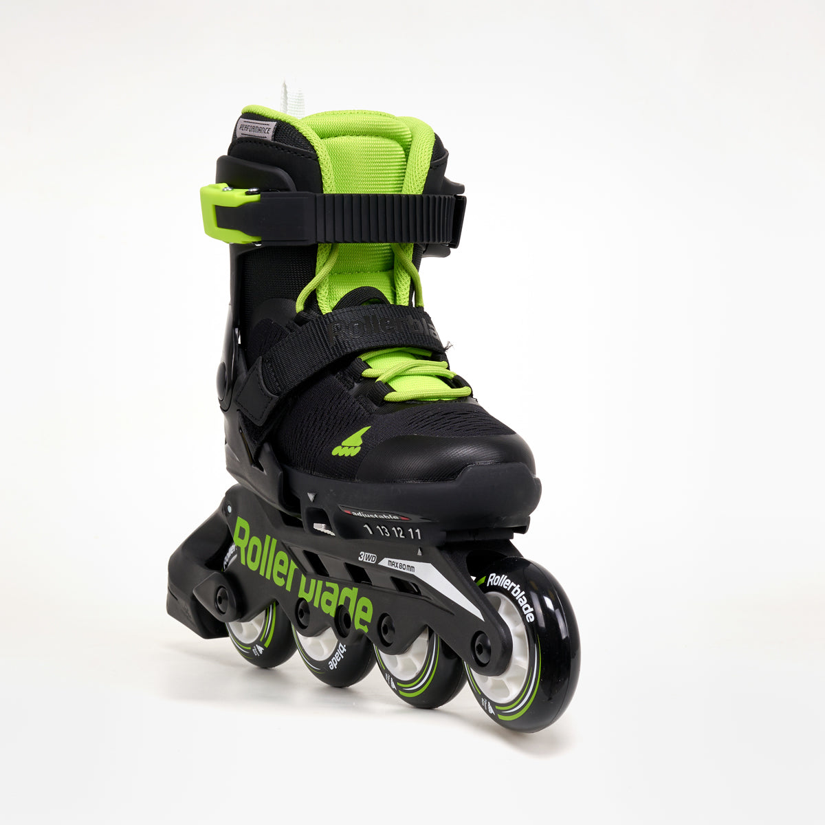 Rollerblade Microblade Junior Inline Skates Black / Lime