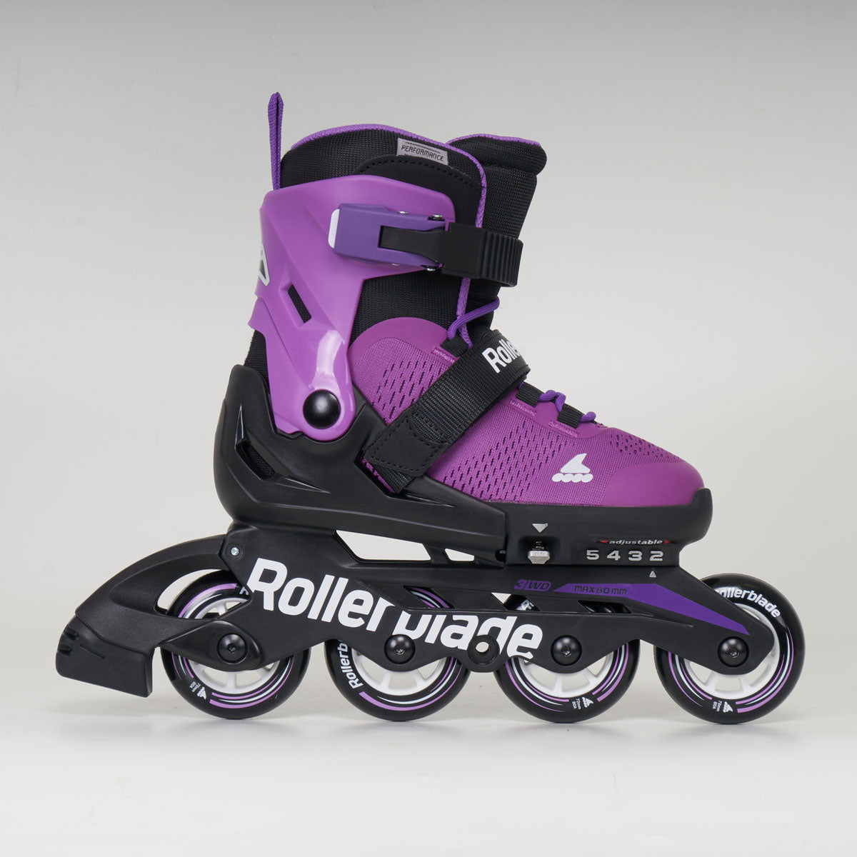 Rollerblade Microblade G Junior Adjustable Inline Skates - Purple 2024