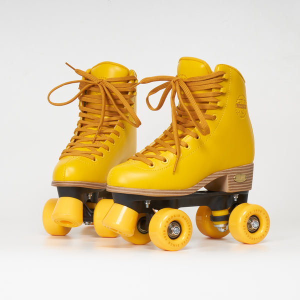 *BRAND NEW* C7 Yellow Lemon Pop Quad Roller Skates Derby C buy Seven Womens Size 6