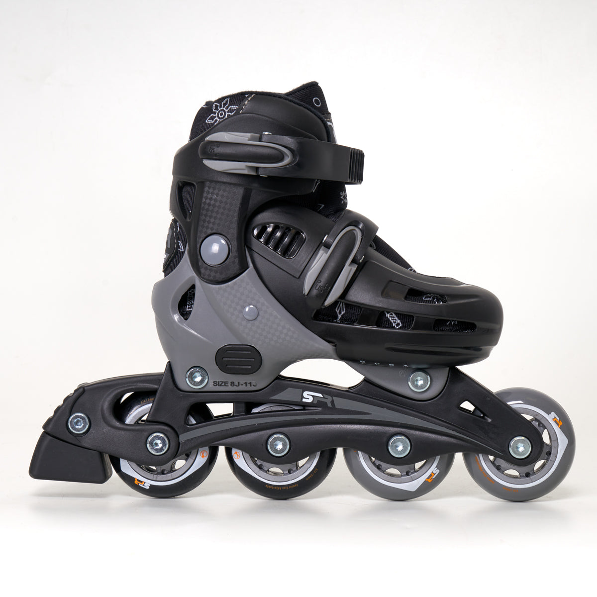 SFR Cyclone II Junior Adjustable Skates - Ninja