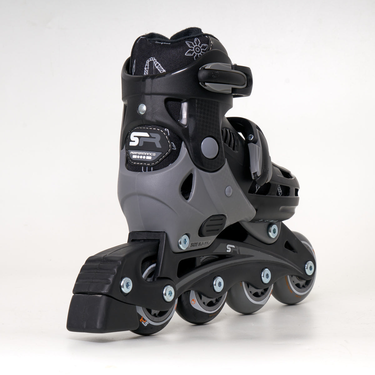 SFR Cyclone II Junior Adjustable Skates - Ninja