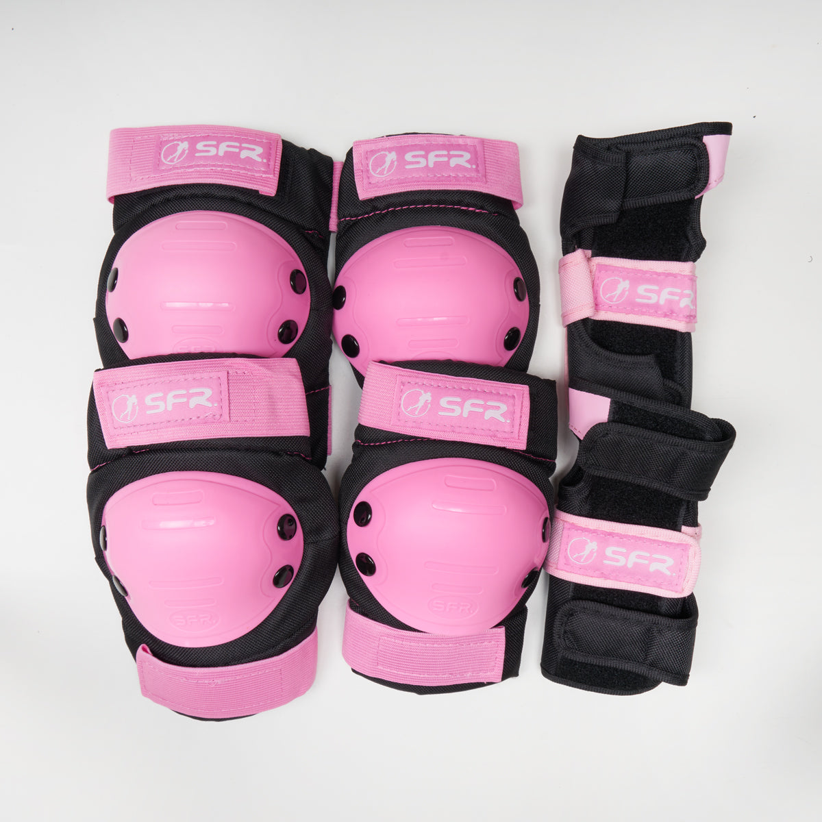 SFR Youth Ramp Triple Junior Pad Set - Pink / Black