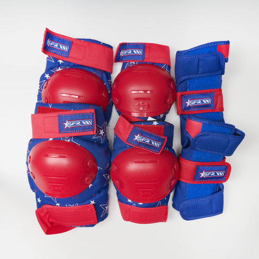 SFR Star Triple Pad Set - Red / Blue