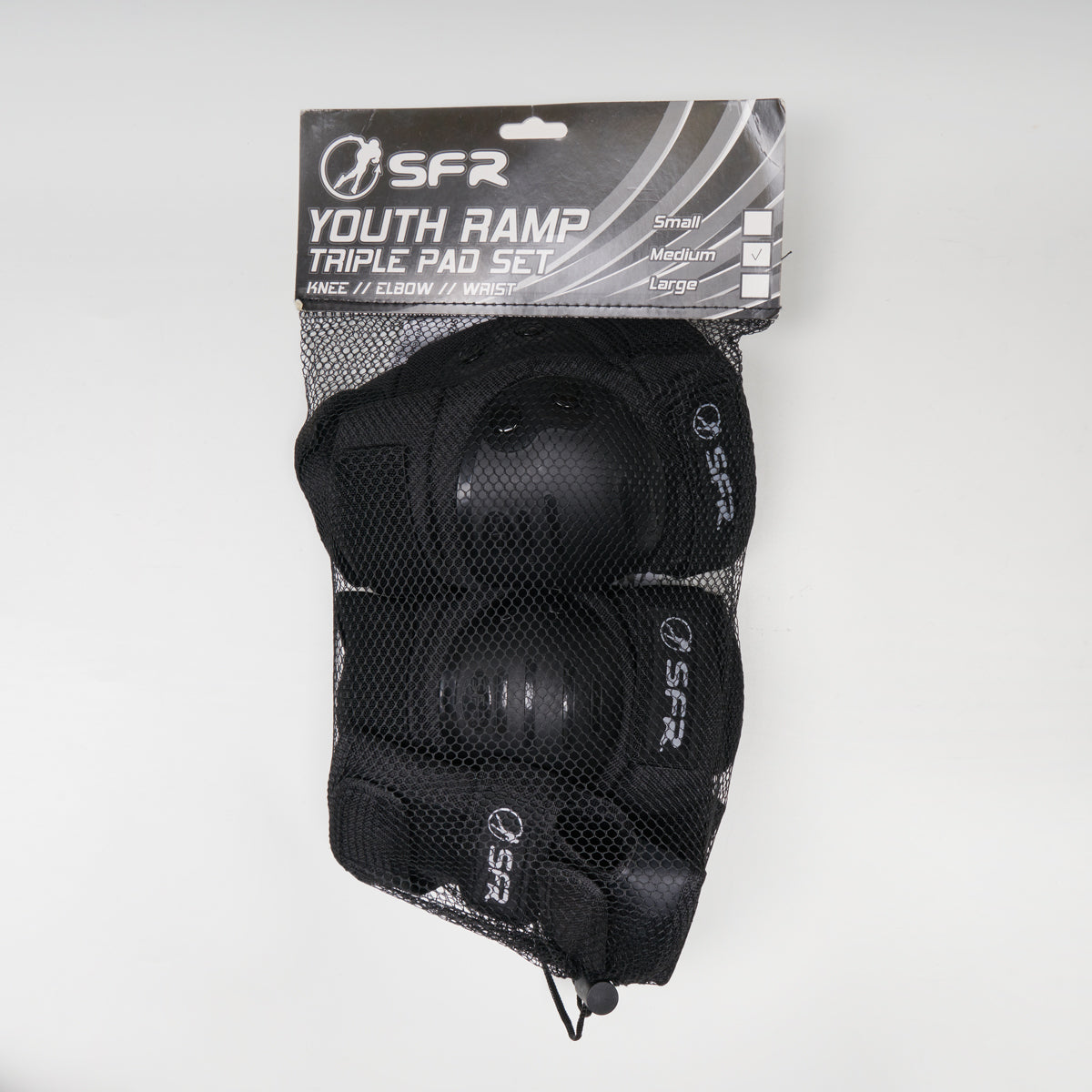 SFR Youth Ramp Triple Junior Pad Set - Black