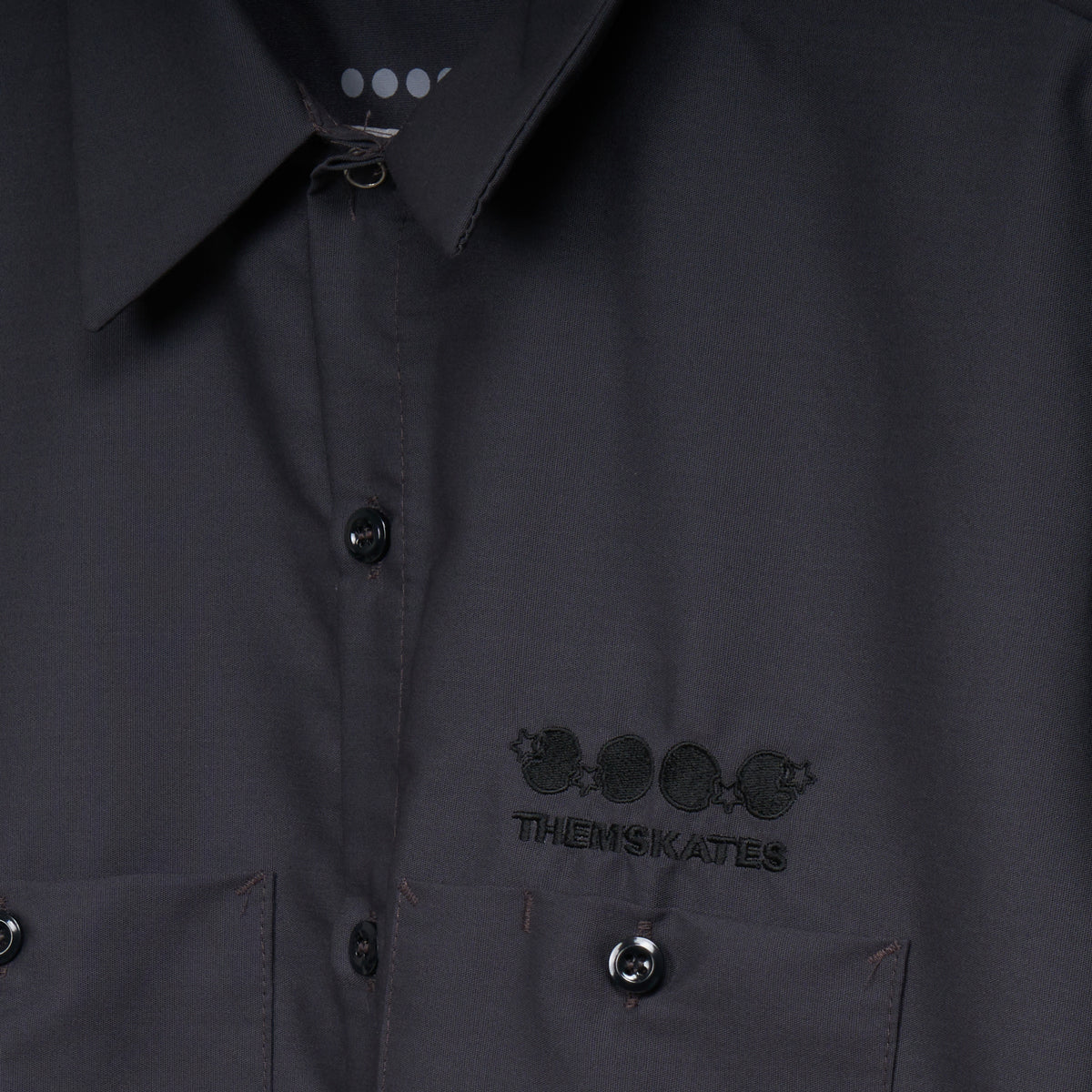 THEM Mac Button Shirt - Grey