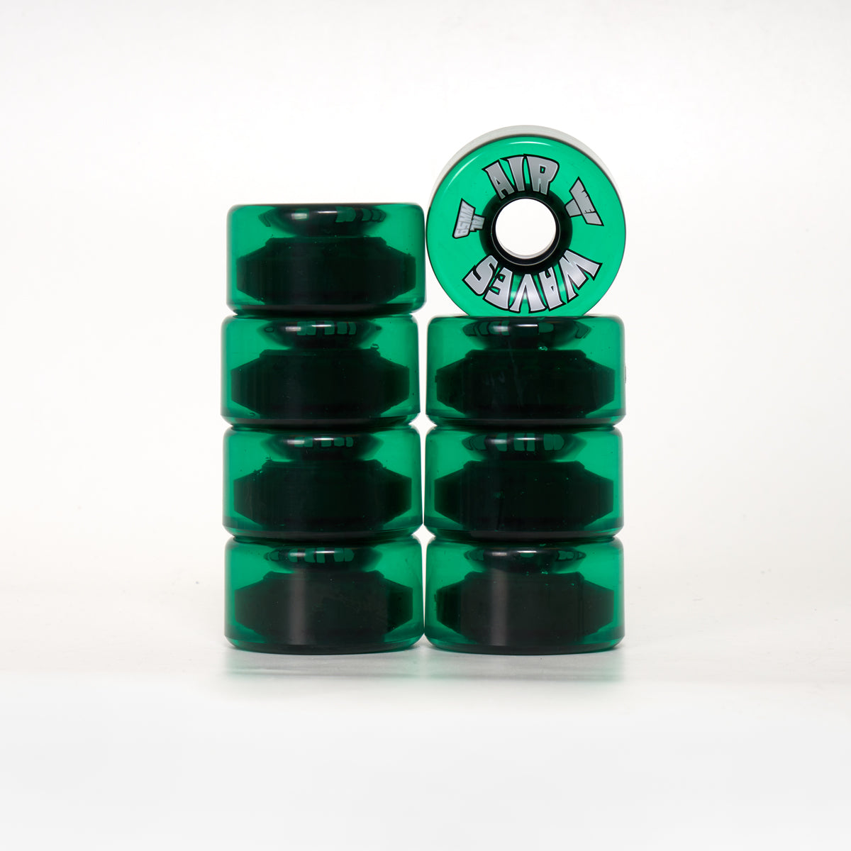 Airwaves 65mm/78a Wheels - Clear Green