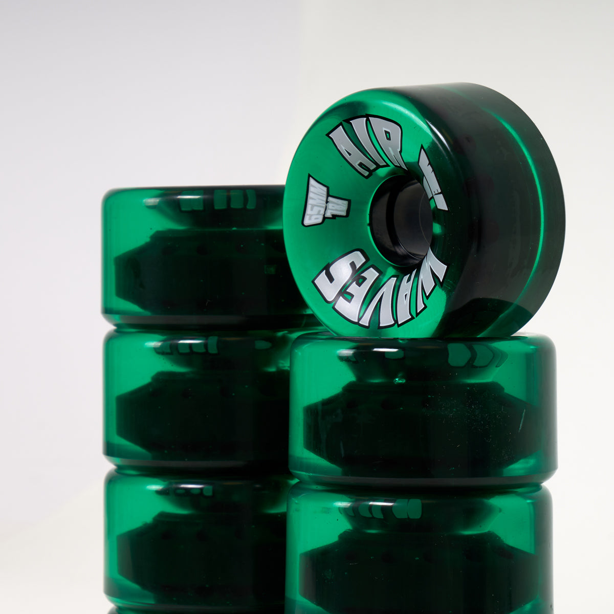 Airwaves 65mm/78a Wheels - Clear Green