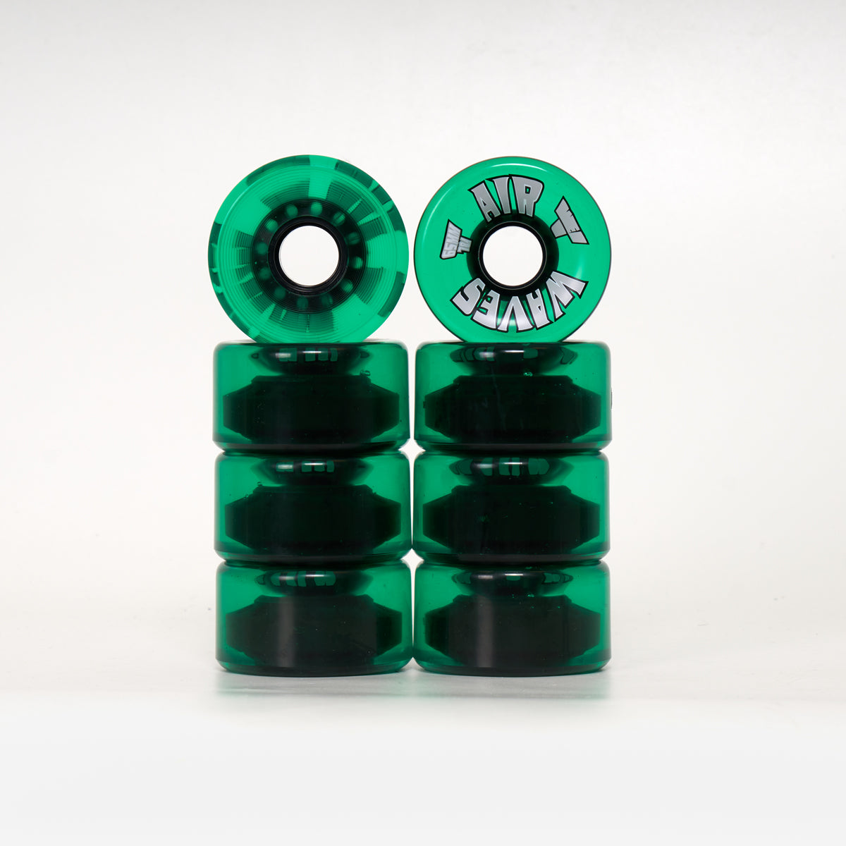 Airwaves 65mm/78a Wheels - Clear Green