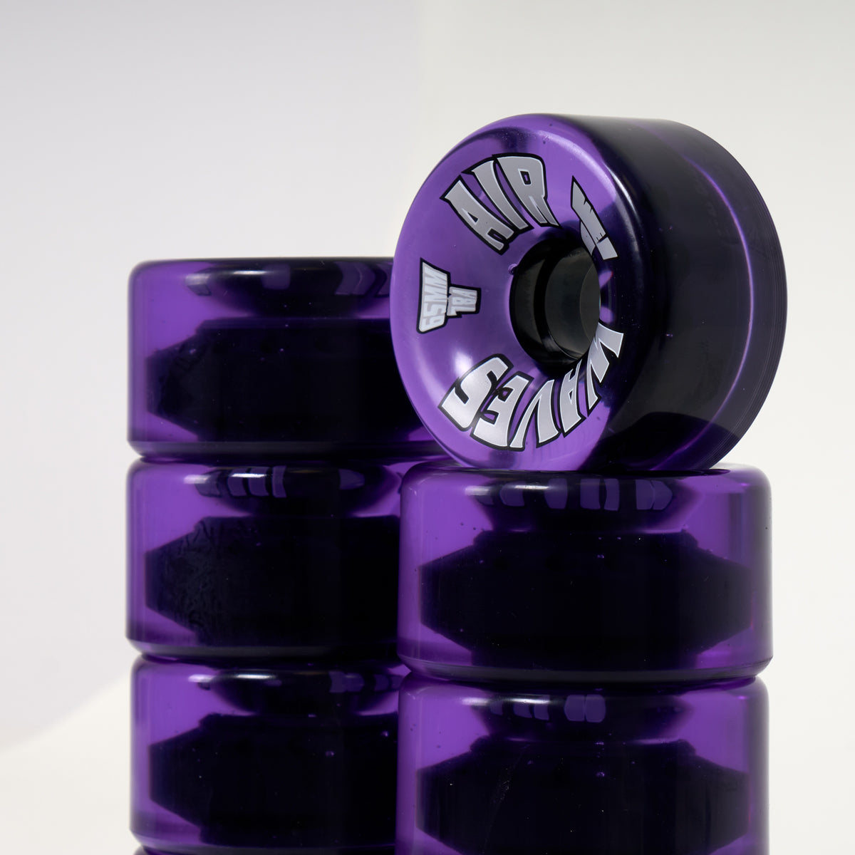 Airwaves 65mm/78a Wheels - Clear Purple