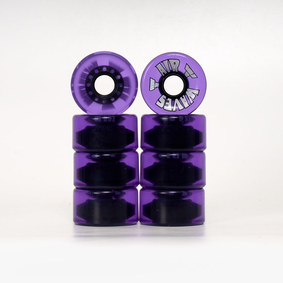 Airwaves 65mm/78a Wheels - Clear Purple