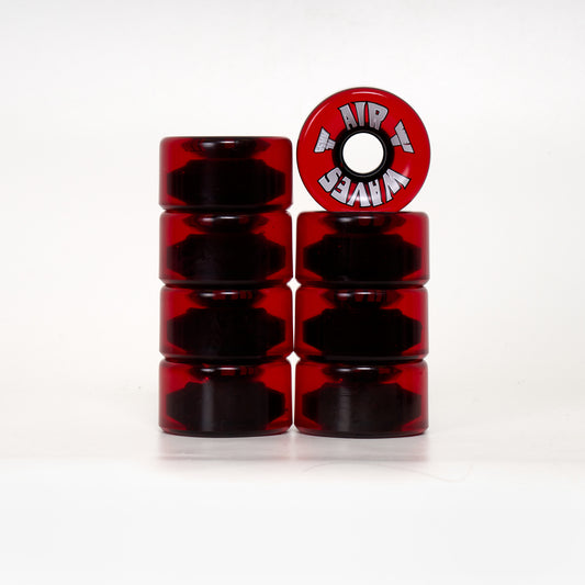 Airwaves 65mm/78a Wheels - Clear Red