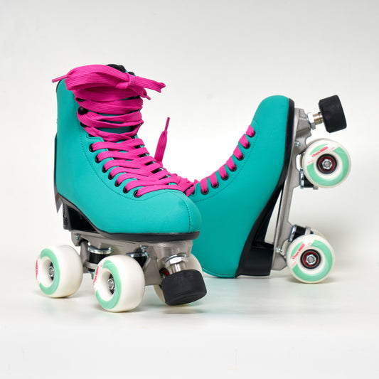 Chaya Melrose Deluxe Rollerskates - Turquoise V3 w/ Adjustable Toe Stop